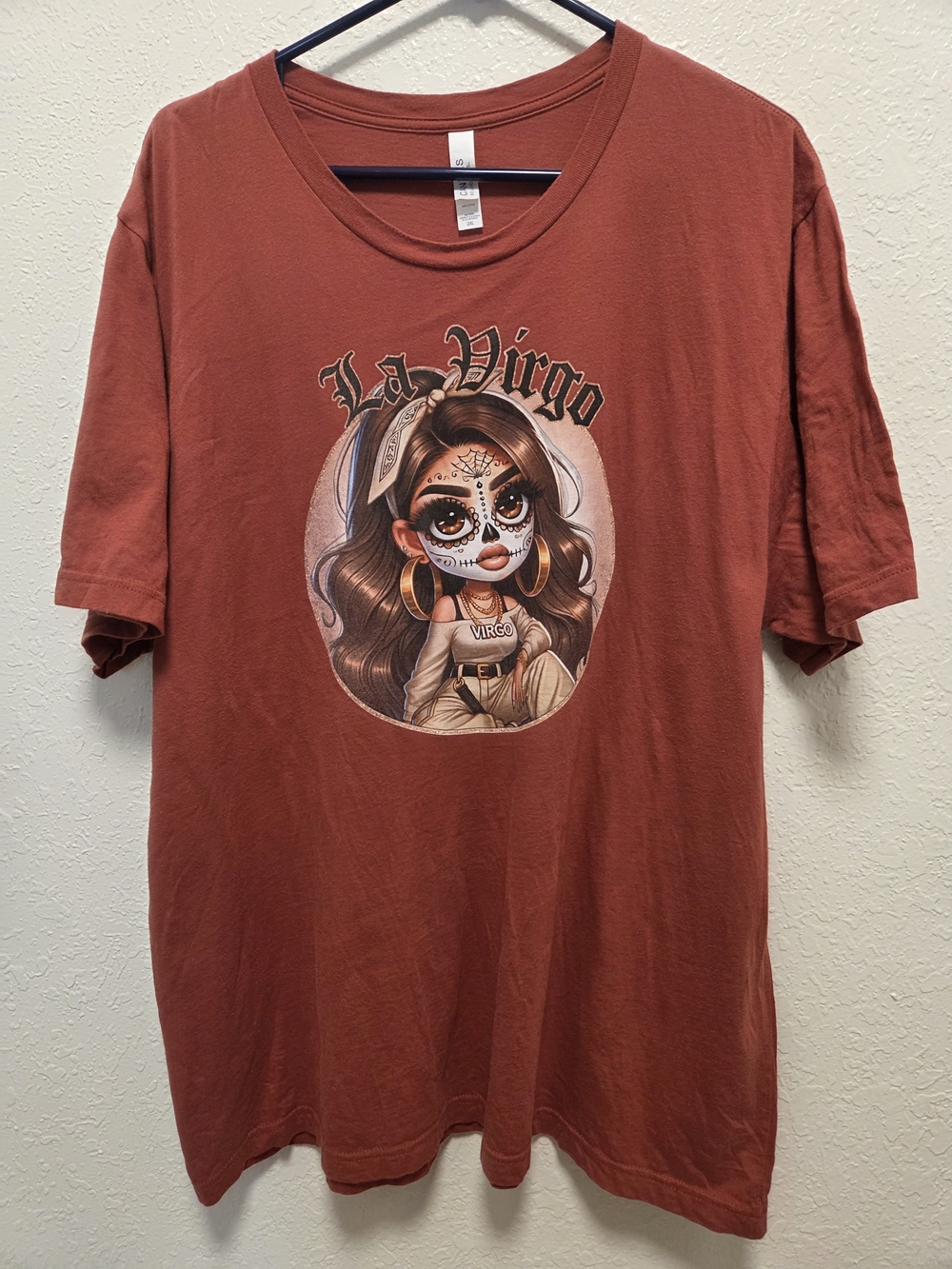 Virgo Graphic Tee in Rust - Picture 3 of 4